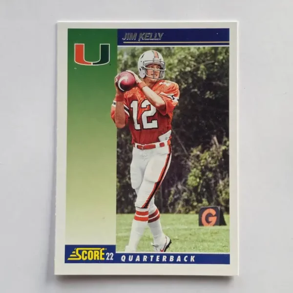 Panini Chronicles Draft Picks Football 2022 | #14 Jim Kelly - Miami Hurricanes | Score