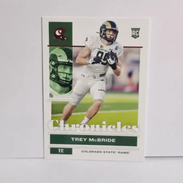 Panini Chronicles Draft Picks Football 2022 | #14 Trey McBride - Colorado State Rams | Bronze Rookie Card