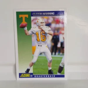 Panini Chronicles Draft Picks Football 2022 | #9 Peyton Manning - Tennessee Volunteer | Score