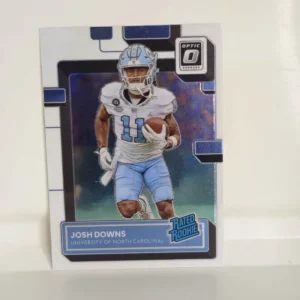 Panini Chronicles Draft Picks Football 2023 | #12 Josh Downs - UNC North Carolina Tar Heels | Donruss Optic Rookie Card
