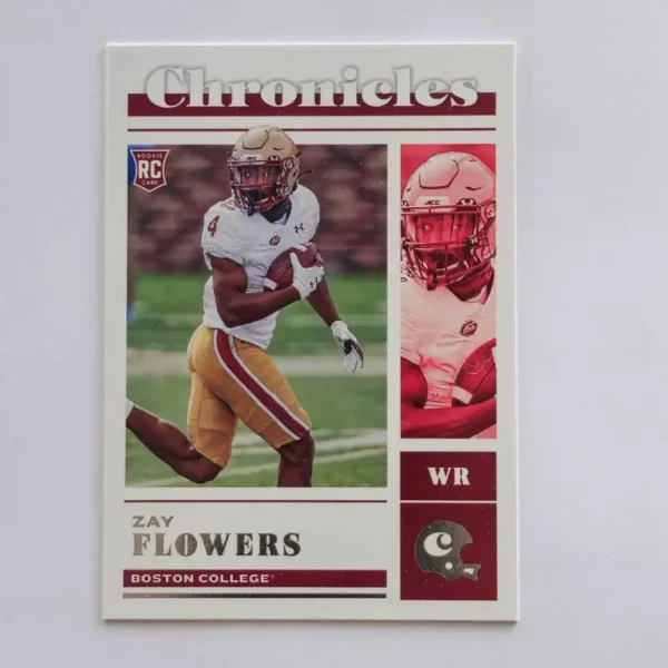 Panini Chronicles Draft Picks Football 2023 | #18 Zay Flowers - Boston College Eagles | Rookie Card