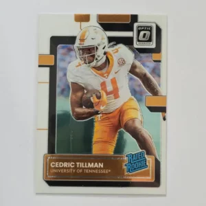 Panini Chronicles Draft Picks Football 2023 | #21 Cedric Tillman - Tennessee Volunteers | Donruss Optic Rated Rookie