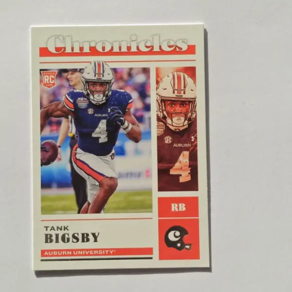 Panini Chronicles Draft Picks Football 2023 | #21 Tank Bigsby - Auburn University | Rookie Card