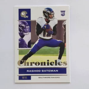 Panini Chronicles Football 2021 | #8 Rashod Bateman - Baltimore Ravens | Rookie Card