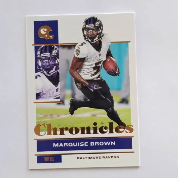 Panini Chronicles Football 2021 | #9 Marquise Brown - Baltimore Ravens | Bronze