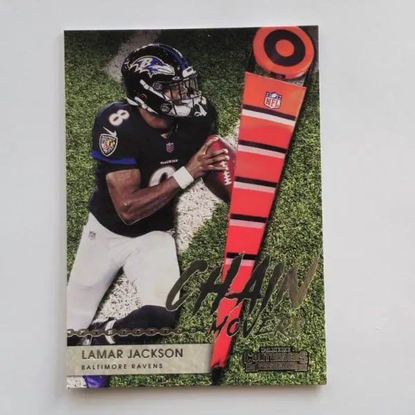 Panini Contenders Football 2021 | #CM-LJA Lamar Jackson - Baltimore Ravens | Chain Movers