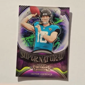 Panini Contenders Football 2021 | #SN-TLR Trevor Lawrence - Jacksonville Jaguars | Supernatural Rookie Card