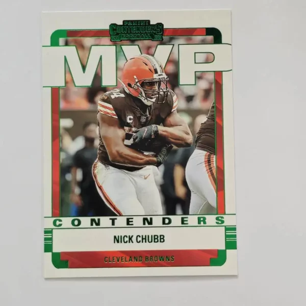 Panini Contenders Football 2022 | #MVP-NCH Nick Chubb - Cleveland Browns | MVP Contenders Emerald