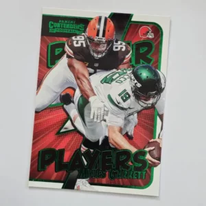 Panini Contenders Football 2022 | #PWR-MGA Myles Garrett - Cleveland Browns | Power Players Emerald