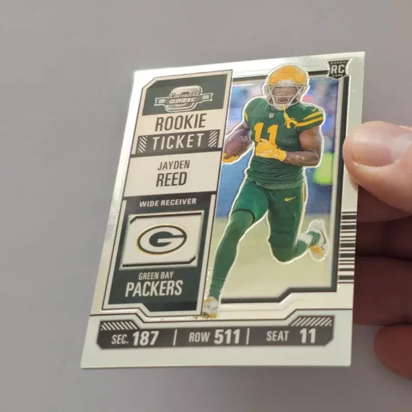 Panini Contenders Optic Football 2023 | #76 Jayden Reed - Green Bay Packers | Rookie Ticket