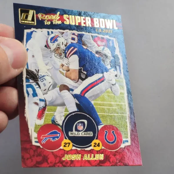 Panini Donruss Football 2021 | #WC2 Josh Allen - Buffalo Bills | Wild Card Road to the Superbowl