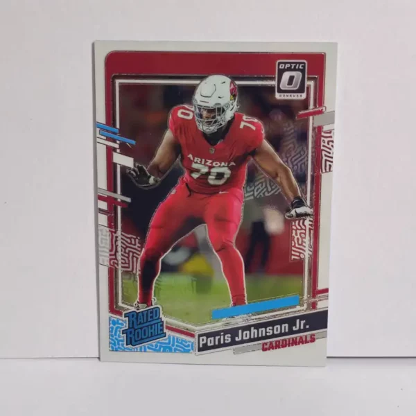 Panini Donruss Optic Football 2023 | #205 Paris Johnson Jr. - Arizona Cardinals | Rated Rookie