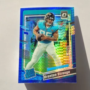 Panini Donruss Optic Football 2023 | #251 Brenton Strange - Jacksonville Jaguars | Rated Rookie Blue Hyper