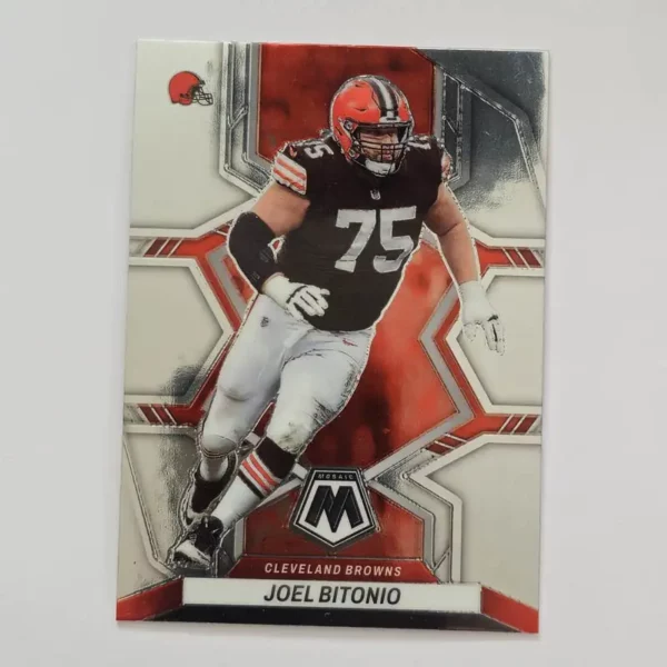 Panini Mosaic Football 2022 | #225 Joel Bitonio - Cleveland Browns