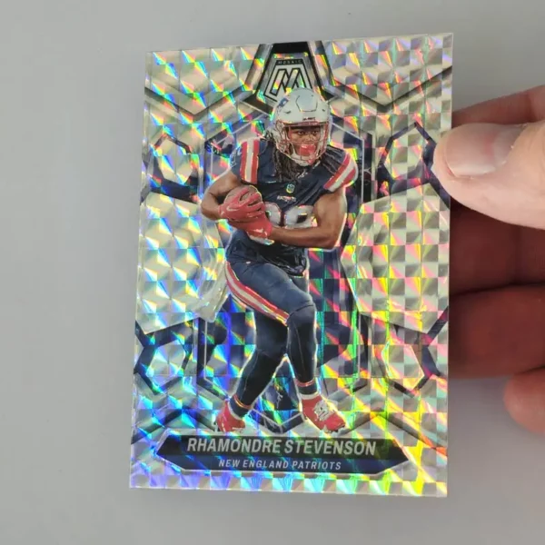 Panini Mosaic Football 2024 | #149 Rhamondre Stevenson - New England Patriots | Silver