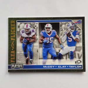 Panini Playoff Football 2017 | #12 LeSean McCoy / Charles Clay / Tyrod Taylor - Buffalo Bills | Flea Flicker 72/99