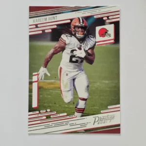 Panini Prestige Football 2021 | #124 Kareem Hunt - Cleveland Browns