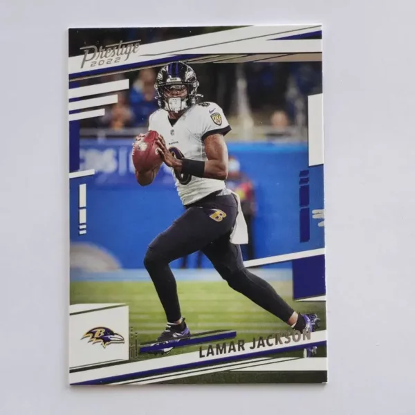 Panini Prestige Football 2022 | #20 Lamar Jackson - Baltimore Ravens