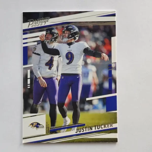 Panini Prestige Football 2022 | #27 Justin Tucker - Baltimore Ravens