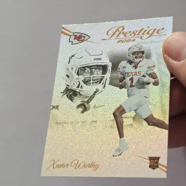 Panini Prestige Football 2024 | #330 Xavier Worthy - Kansas City Chiefs | Dots Xtra Points