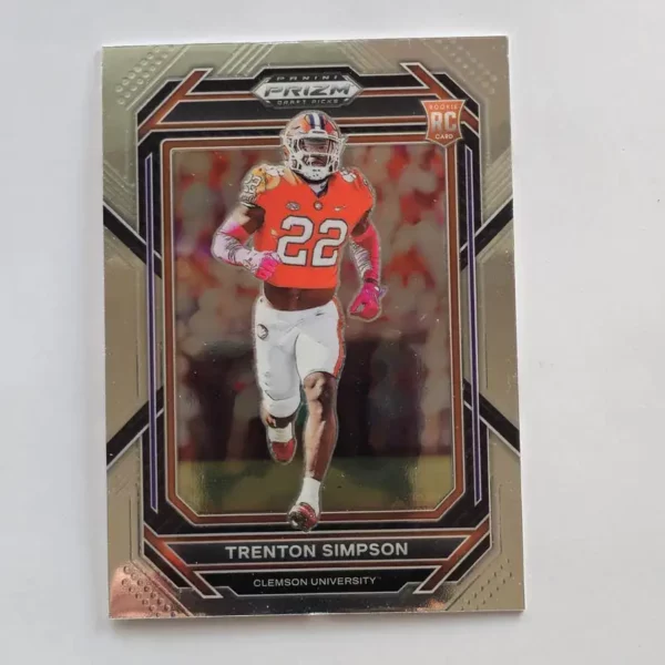 Panini Prizm Draft Picks Football 2023 | #178 Trenton Simpson - Clemson Tigers | Rookie Card