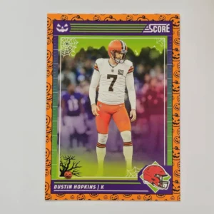 Panini Score-A-Treat Football 2024 | #69 Dustin Hopkins - Cleveland Browns | Orange Pumpkins