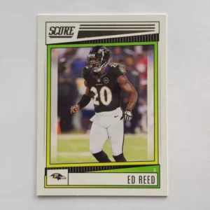 Panini Score Football 2022 | #189 Ed Reed - Baltimore Ravens
