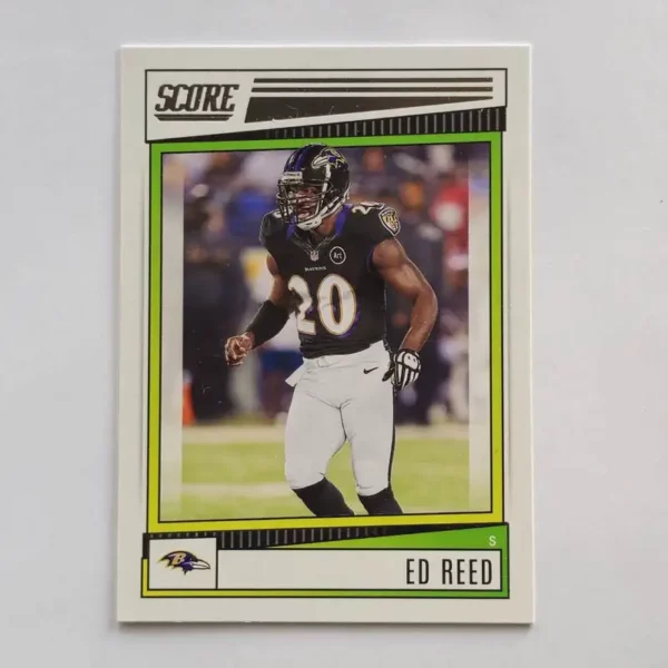 Panini Score Football 2022 | #189 Ed Reed - Baltimore Ravens