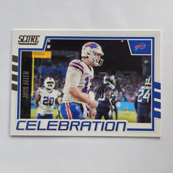 Panini Score Football 2022 | #C-JA Josh Allen - Buffalo Bills | Celebration