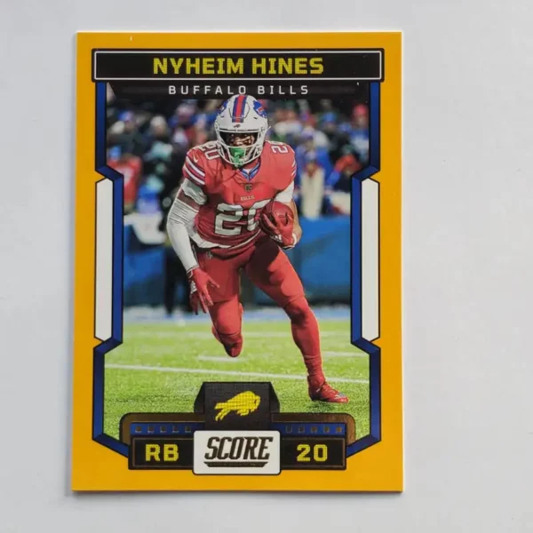 Panini Score Football 2023 | #265 Nyheim Hines - Buffalo Bills | Gold
