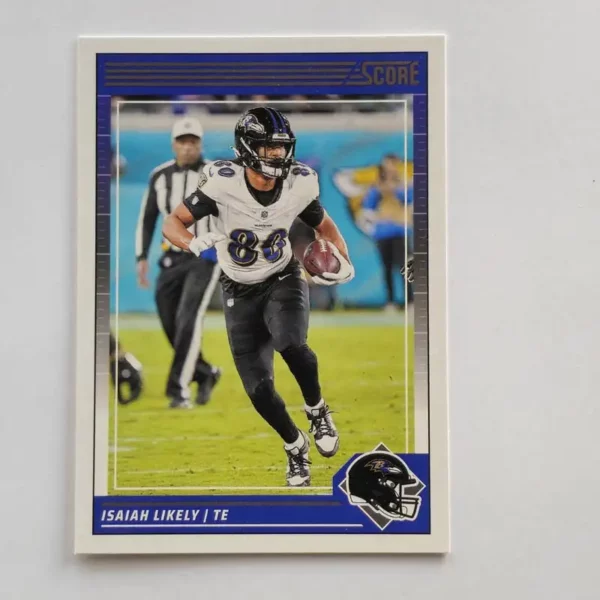 Panini Score Football 2024 | #21 Isaiah Likely - Baltimore Ravens