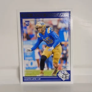 Panini Score Football 2024 | #316 Laiatu Latu - Indianapolis Colts | Rookie Card
