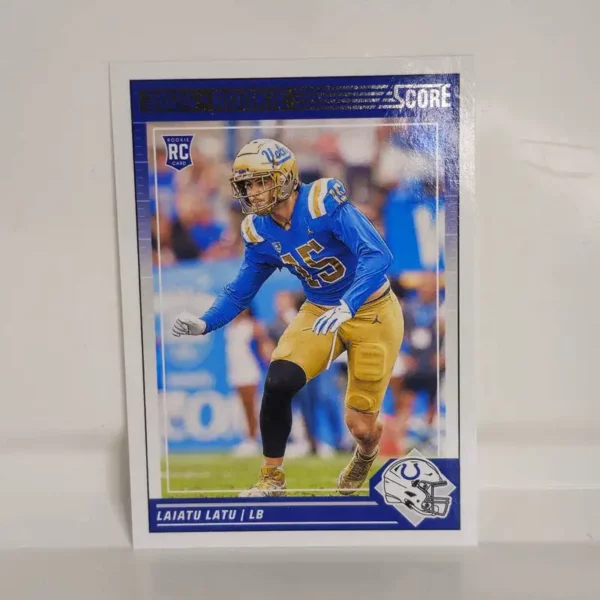 Panini Score Football 2024 | #316 Laiatu Latu - Indianapolis Colts | Rookie Card