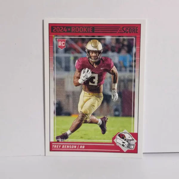 Panini Score Football 2024 | #354 Trey Benson - Arizona Cardinals | Rookie Card