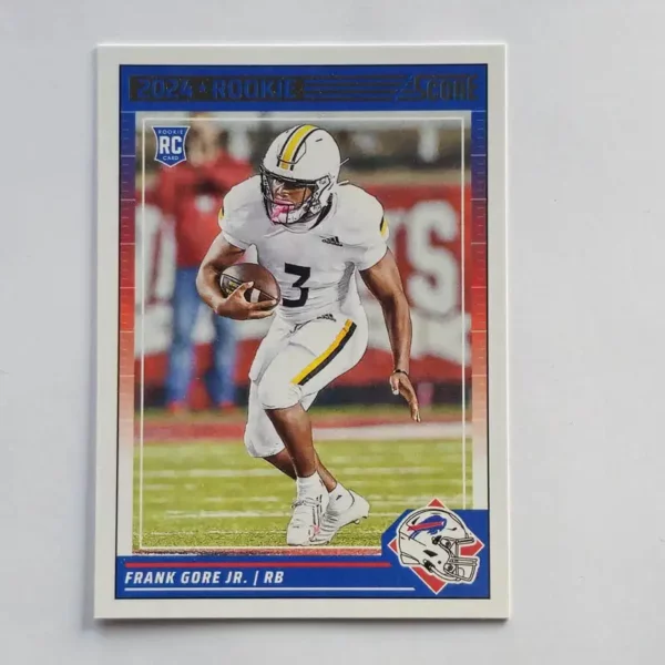 Panini Score Football 2024 | #395 Frank Gore Jr. - Buffalo Bills | Rookie Card