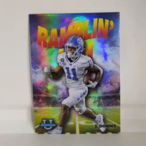Topps Bowman Chrome University Football 2022 | #RM-10 Josh Downs - UNC North Carolina Tar Heels | Ramblin' Man