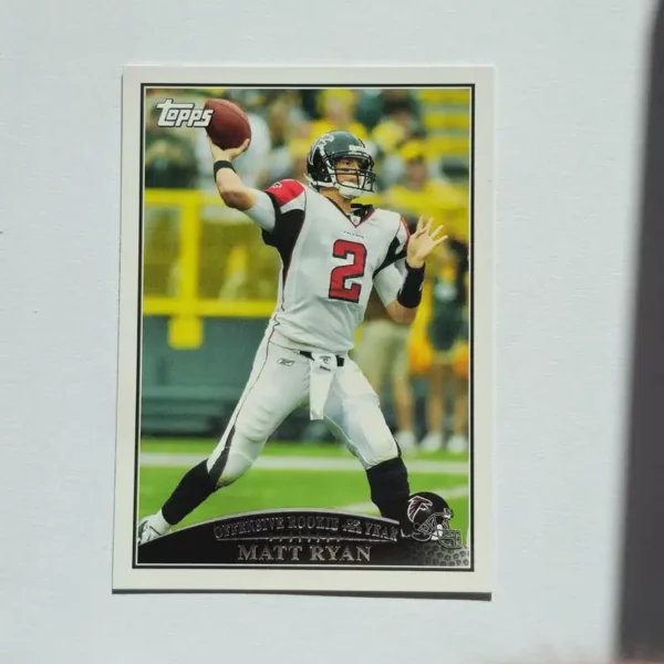 Topps Football 2009 | #323 Matt Ryan - Atlanta Falcons | 2008 NFL Offensive Rookie of the Year