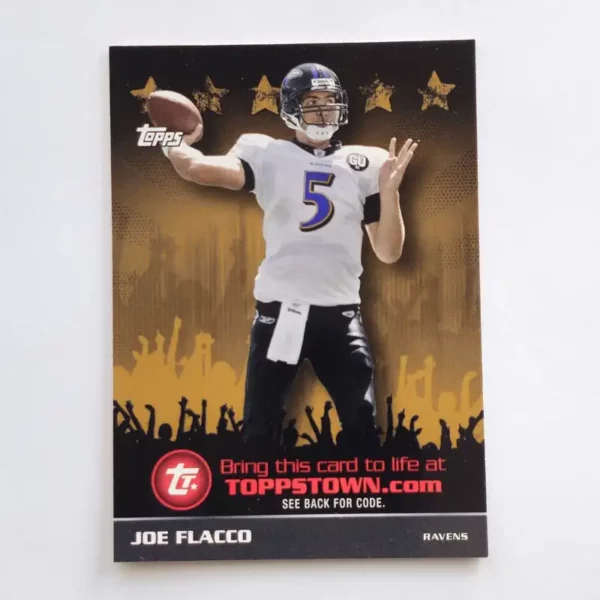 Topps Football 2009 | TTT6 Joe Flacco - Baltimore Ravens | Topps Town Silver