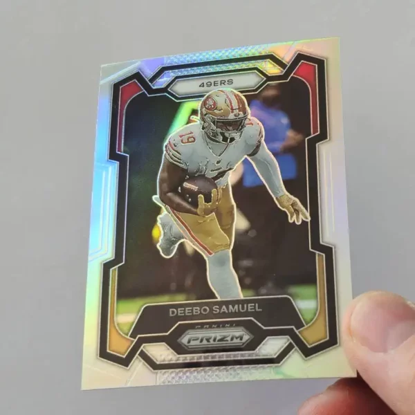 Panini Prizm Football 2023 | #268 Deebo Samuel - San Francisco 49ers | Parallel Silver Prizm