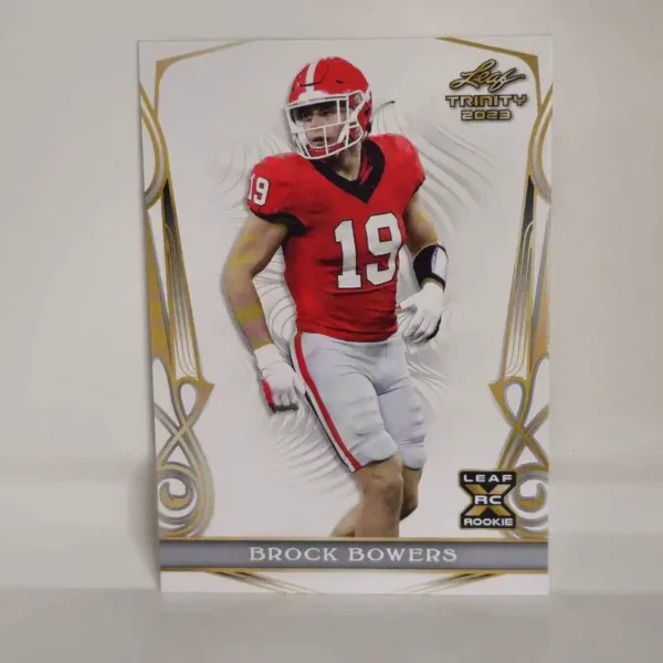 Leaf Trinity Football 2023 | #97 Brock Bowers - Georgia Bulldogs | Rookie Card