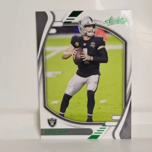 Panini Absolute Football 2021 | #70 Derek Carr - Las Vegas Raiders | Emerald