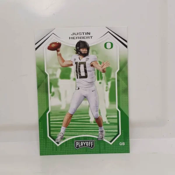 Panini Chronicles Draft Picks Football 2022 | #19 Justin Herbert - Oregon Ducks | Playoff