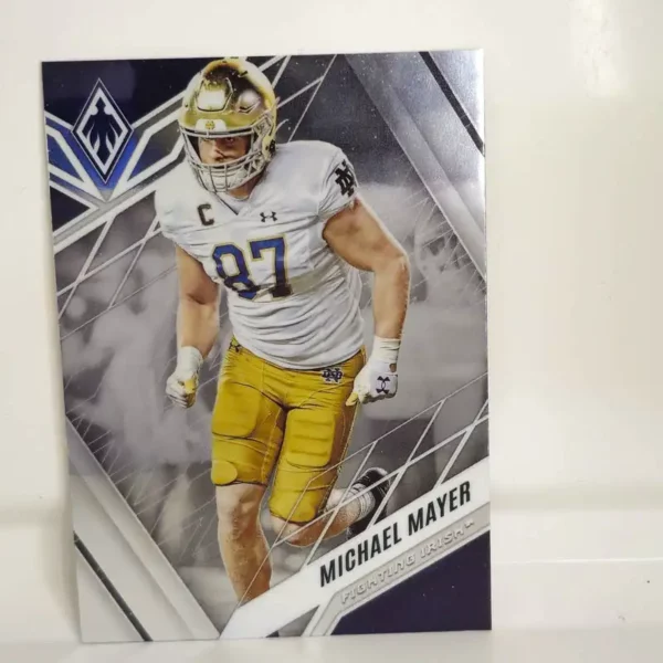 Panini Chronicles Draft Picks Football 2023 | #13 Michael Mayer - Notre Dame Fighting Irish | Phoenix Rookie Card