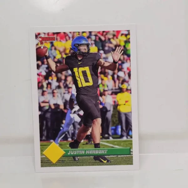 Panini Chronicles Draft Picks Football 2023 | #4 Justin Herbert - Oregon Ducks | Donruss