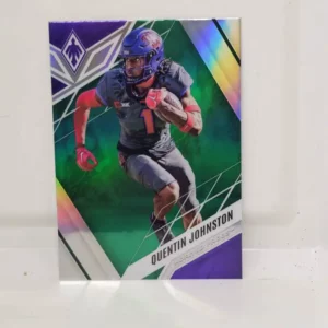 Panini Chronicles Draft Picks Football 2023 | #7 Quentin Johnston - TCU Horned Frogs | Phoenix Green Rookie Card