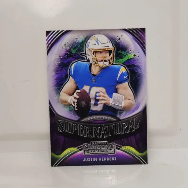 Panini Contenders Football 2021 | #SN-JHE Justin Herbert - Los Angeles Chargers | Supernatural