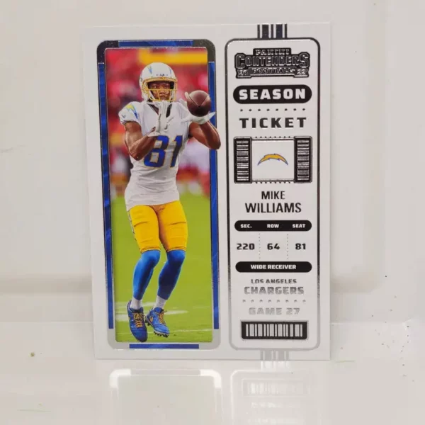 Panini Contenders Football 2022 | #74 Mike Williams - Los Angeles Chargers