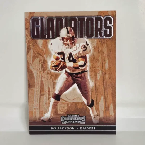 Panini Contenders Football 2022 | #GLD-BJA Bo Jackson - Las Vegas Raiders | Gladiators