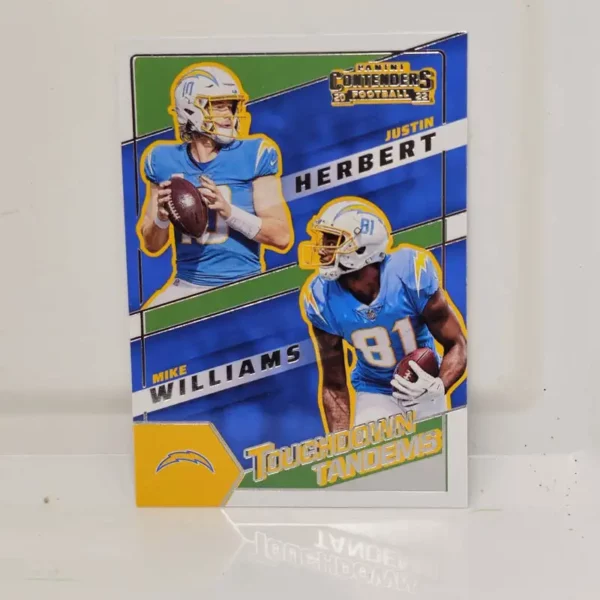 Panini Contenders Football 2022 | #TDT-LAC Justin Herbert - Mike Williams - Los Angeles Chargers | Touchdown Tandems