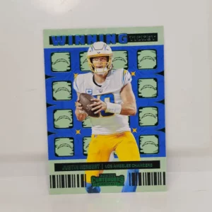 Panini Contenders Football 2022 | #WT-JHE Justin Herbert - Los Angeles Chargers | Winning Ticket Emerald